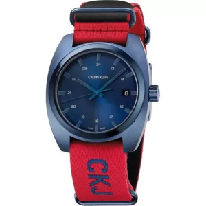 Calvin Klein Achieve Black Nato Blue 43mm