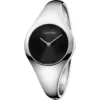 CALVIN KLEIN Bare Black Dial Ladies Watch 34mm